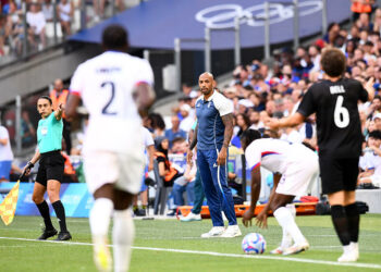 Thierry Henry avec les Bleus pour ces JO 2024 - Photo by Icon Sport