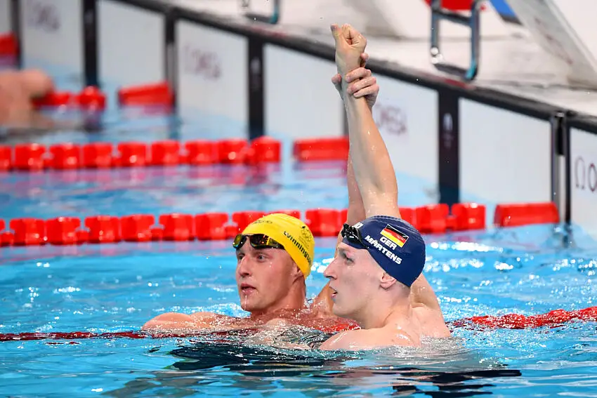 JO 2024 natation : L’Allemand Lukas Maertens champion olympique sur le 400 m nage libre
