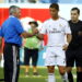 Carlo Ancelotti / Cristiano Ronaldo - 03.08.2013 - Real Madrid / Everton - Photo by Icon Sport