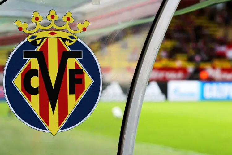 Le logo de Villarreal (Photo by Agence Nice Presse/Icon Sport)