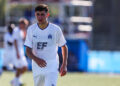 Rayan Hassad avec le maillot de l'OM (Photo by Johnny Fidelin/Icon Sport)