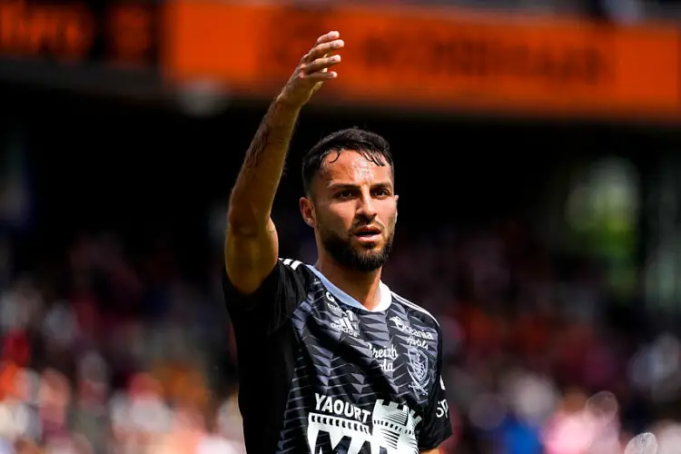 Haris Belkebla avec le maillot de Brest (Photo by Hugo Pfeiffer/Icon Sport)