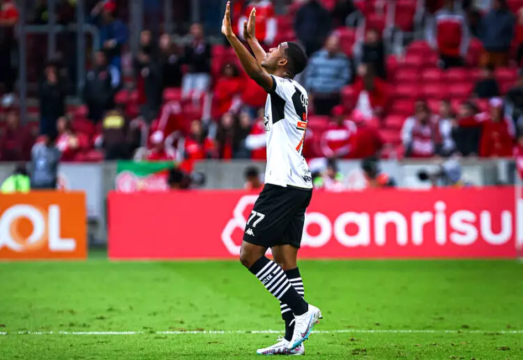 PORTO ALEGRE, BRAZIL - JUNE 11: Rayan Vitor of CR Vasco da Gama celebrates after scoring his goal ,during the Brasileirao Assai – Serie A 2023 match between SC Internacional and CR Vasco Da Gama at Beira Rio Stadium on June 11, 2023 in Porto Alegre, Brazil. (Photo by PGG/Icon Sport) - Photo by Icon sport   - Photo by Icon Sport