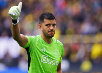 Geronimo Rulli avec le maillot de l'Ajax (Photo by Nesimages/Michael Bulder/DeFodi Images) - Photo by Icon sport