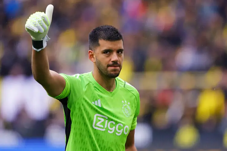 Geronimo Rulli avec le maillot de l'Ajax (Photo by Nesimages/Michael Bulder/DeFodi Images) - Photo by Icon sport