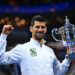 Novak Djokovic après sa victoire dans l'US Open 2023 - Photo by Icon Sport