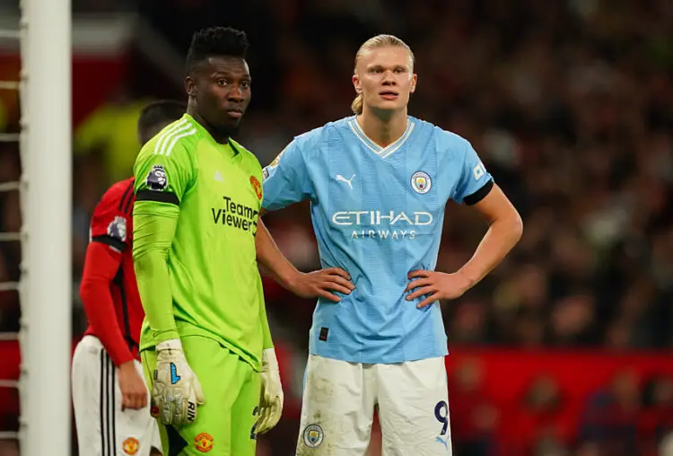 Manchester United  - Andre Onana face à Manchester City - Erling Haaland - Photo by Icon Sport