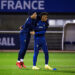 Kingsley Coman avec  Kylian Mbappé chez les Bleus  - Photo by Icon Sport