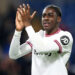 25th November 2023; Turf Moor, Burnley, Lancashire, England; Premier League Football, Burnley versus West Ham United; Divin Mubama of West Ham United applauds the visiting fans at full time - Photo by Icon sport   - Photo by Icon Sport