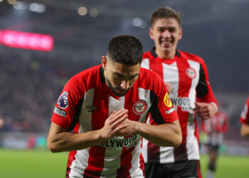 Neal Maupay avec Brentford  - Photo by Icon Sport