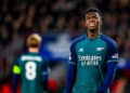 Eddie Nketiah avec le maillot d'Arsenal  (Photo by ProShots/Icon Sport)