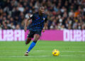 Boubakary Soumare of Sevilla FC in action during the LaLiga EA Sports week 26 football match between Real Madrid CF and Sevilla FC at Santiago Bernabeu Stadium. Final score: Real Madrid CF-Sevilla FC 1-0 (Photo by Federico Titone / SOPA Images/Sipa USA) - Photo by Icon Sport   - Photo by Icon Sport