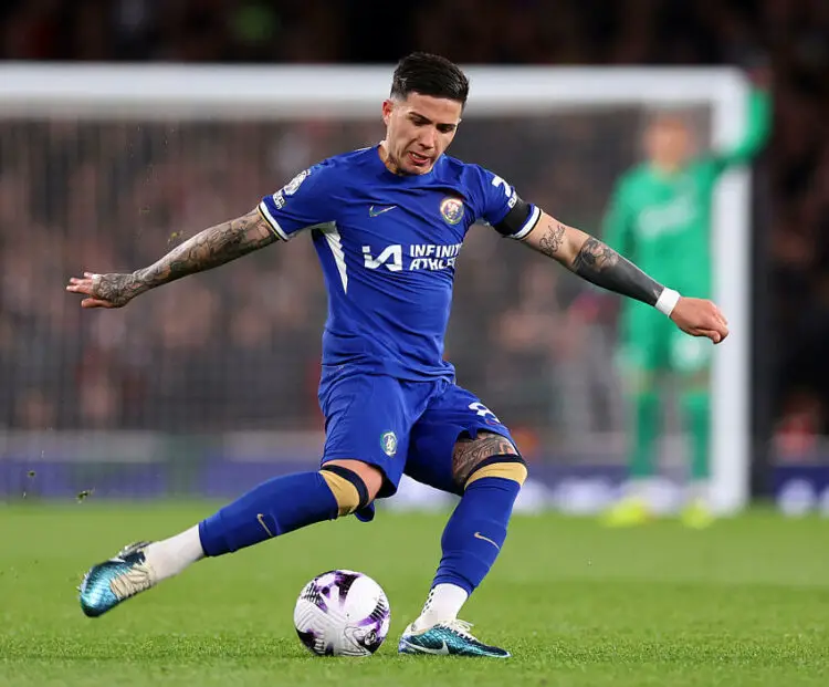 Enzo Fernandez avec le maillot de Chelsea /David Klein / Sportimage Photo by Icon Sport