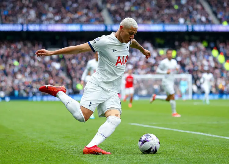 Richarlison avec le maillot de Tottenham  - Photo by Icon Sport