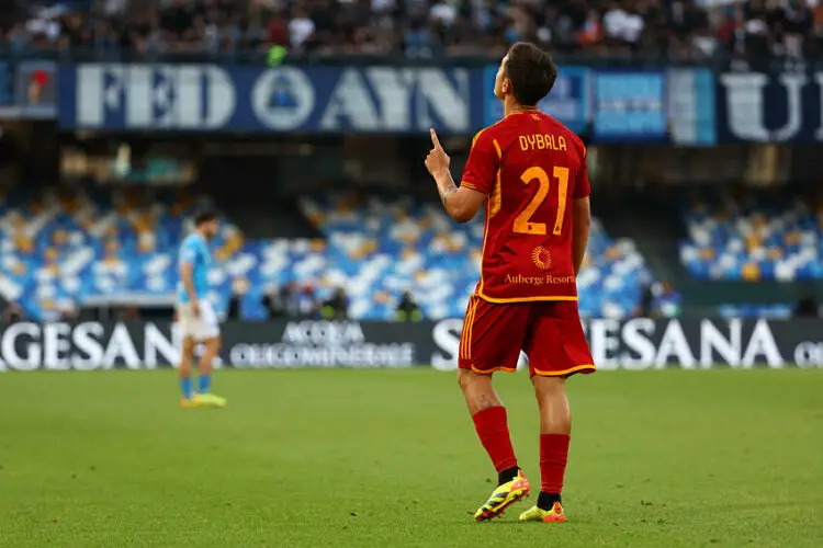 Paulo Dybala avec l'AS Rome - Photo by Icon Sport