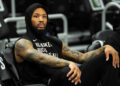 Apr 30, 2024; Milwaukee, Wisconsin, USA;  Milwaukee Bucks guard Damian Lillard (0) looks on during warmups prior to game five of the first round for the 2024 NBA playoffs against the Indiana Pacers at Fiserv Forum. Mandatory Credit: Jeff Hanisch-USA TODAY Sports/Sipa USA   - Photo by Icon Sport