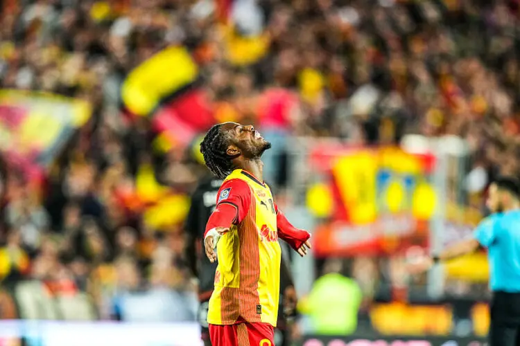 Elye Wahi avec le RC Lens - Photo by Icon Sport