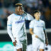 Faris Moumbagna Faris Moumbagna avec le maillot de l'OM (Photo by Matteo Ciambelli/DeFodi Images)   - Photo by Icon Sport