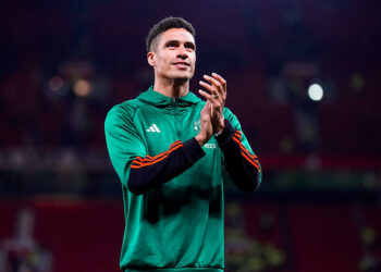 Raphael Varane avec Manchester United - Photo by Icon Sport