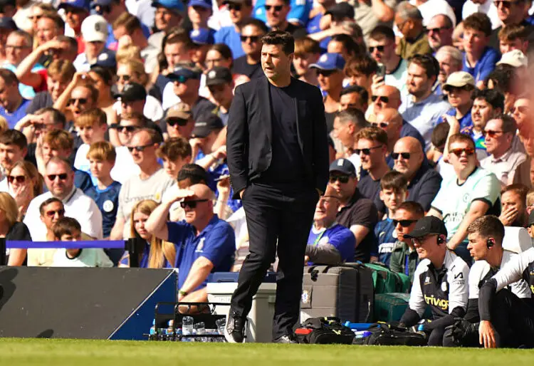 Mauricio Pochettino entrainant Chelsea- Photo by Icon Sport