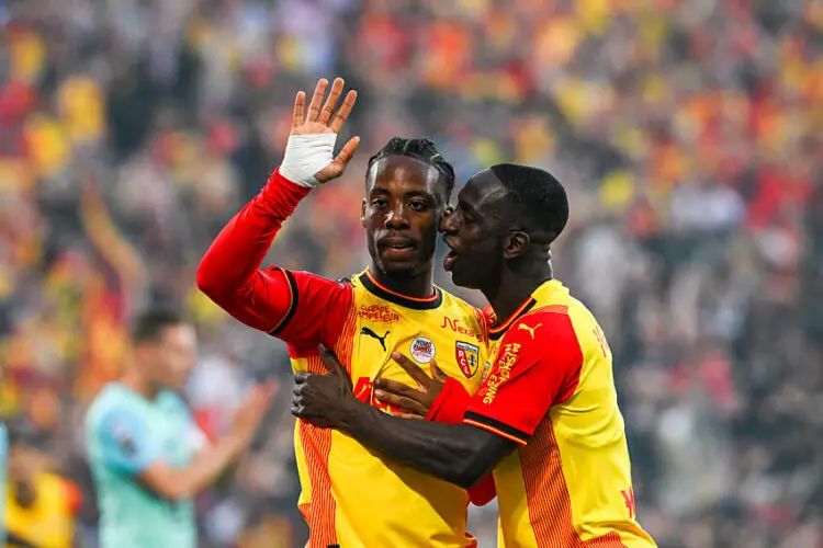 Elye Wahi avec le RC Lens  - Photo by Icon Sport