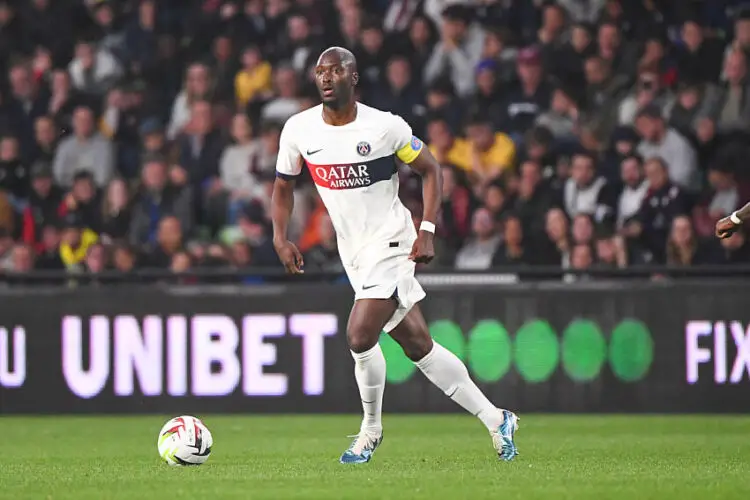 Danilo Pereira avec le maillot du PSG (Photo by Anthony Bibard/FEP/Icon Sport)