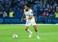 Pierre-Emerick Aubameyang avec le maillot de l'OM (Photo by Christophe Saidi/FEP/Icon Sport)