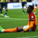 Wilfried Zaha  avec le maillot de Galatasaray (Photo by Seskimphoto)   - Photo by Icon Sport