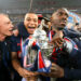 Michel MONTANA (Speaker PSG) - 10 Ousmane DEMBELE (psg) - 07 Kylian MBAPPE (psg) during the French Cup Final match between Lyon and Paris at Stade Pierre-Mauroy on May 25, 2024 in Lille, France.(Photo by Anthony Bibard/FEP/Icon Sport)   - Photo by Icon Sport