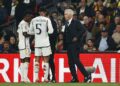 Ancelotti avec Vinicius et Bellingham au Real Madrid - Photo by Icon Sport