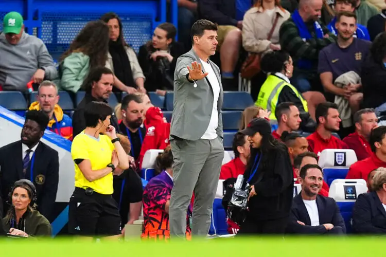 World XI head coach Mauricio Pochettino during Soccer Aid for UNICEF 2024 at Stamford Bridge, London. Picture date: Sunday June 9, 2024.   Photo by Icon Sport   - Photo by Icon Sport