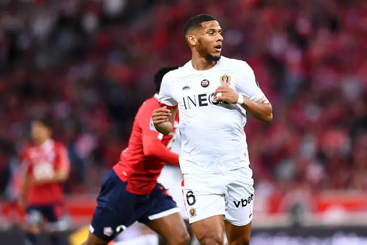 Jean-Clair Todibo avec le maillot de Nice (Photo by Philippe Lecoeur/FEP/Icon Sport)