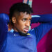 EM 2024: Frankreich - Belgien am 01.07.2024 in der Arena Düsseldorf in Duesseldorf Kingsley Coman (France 20) auf der Ersatzbank Foto: osnapix   Photo by Icon sport   - Photo by Icon Sport