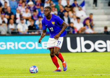 Lesley UGOCHUKWU of France during the International Friendly U23 match between France and Paraguay at Stade Jean Dauger on July 4, 2024 in Bayonne, France. (Photo by Loic Baratoux/Icon Sport)   - Photo by Icon Sport