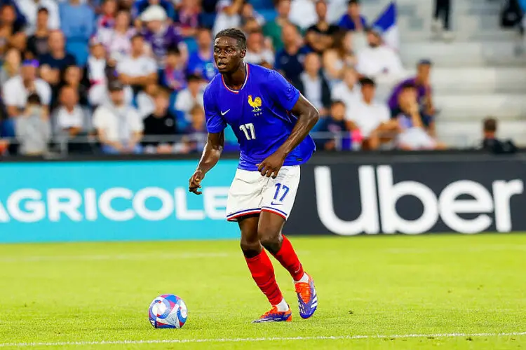 Lesley UGOCHUKWU of France during the International Friendly U23 match between France and Paraguay at Stade Jean Dauger on July 4, 2024 in Bayonne, France. (Photo by Loic Baratoux/Icon Sport)   - Photo by Icon Sport