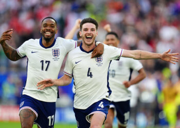 Ivan Toney et Declan Rice avec l'Angleterre à l'Euro 2024 - Photo by Icon Sport