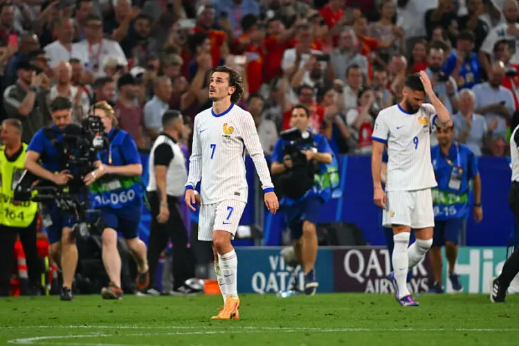 Antoine Griezmann avec les Bleus - Photo by Icon Sport