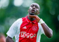 OLDEBROEK , 09-07-2024 , Sportpark Bovenmolen , Friendly match , season 2024 / 2025 , Football . Match between Ajax and STVV . Ajax player Carlos Forbs scores the 3-0   - Photo by Icon Sport