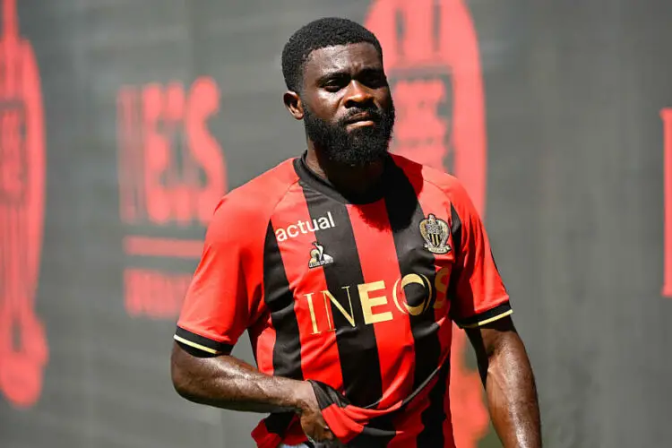 Jérémie Boga avec Len maillot de Nice (Photo by Pascal Della Zuana/Icon Sport)