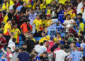 Incident en tribunes  lors de Colombie / Uruguay à la Copa America 2024  - Photo by Icon Sport