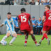 Moïse Bombito avec le Canada contre l'Argentine lors de la Copa America 2024 - Photo by Icon Sport