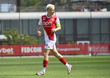 Aleksandr Golovin avec le maillot de Monaco (Photo by Pascal Della Zuana/Icon Sport)