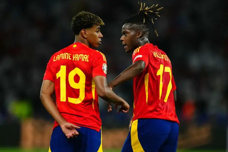 Lamine Yamal et Nico Williams avec l'Espagne à l'Euro 2024 - Photo by Icon Sport