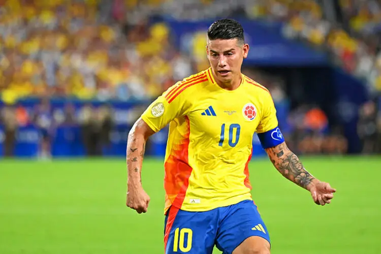 James Rodriguez avec la Colombie   - Photo by Icon Sport