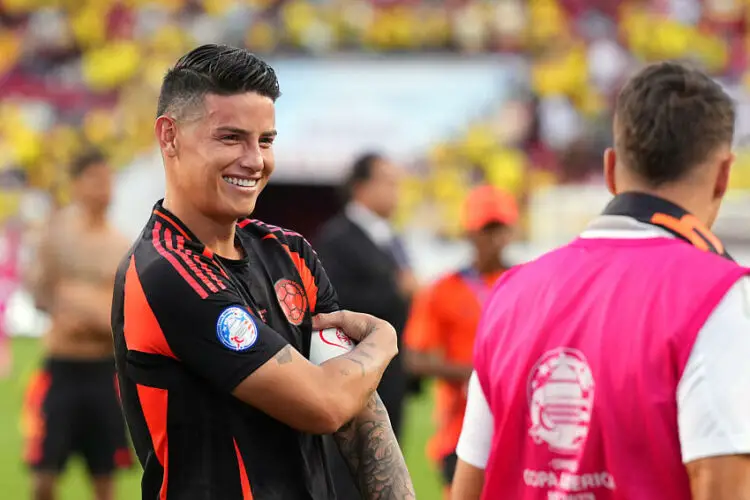 James Rodriguez avec la Colombie - Photo by Icon Sport