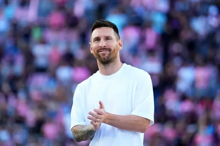 Lionel Messi fait les louanges de Carboni  ! /Credit: Rich Storry-USA TODAY Sports/Sipa USA   - Photo by Icon Sport