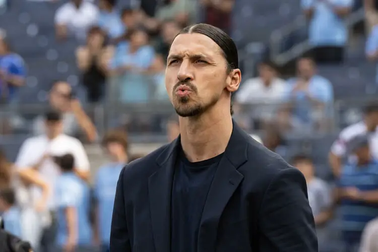 Zlatan Ibrahimovic avec l'AC Milan aux États-Unis en 2024 - Photo by Icon Sport