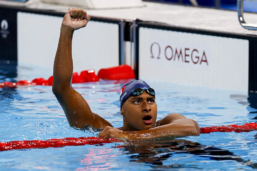 4×100 m quatre nages mixte : le relais français en finale