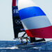 (240730) -- MARSEILLE, July 30, 2024 (Xinhua) -- Sarah Steyaert/Charline Picon of France compete during a race of Women's Skiff of Sailing of Paris 2024 Olympic Games in Marseille, France, July 30, 2024. (Xinhua/Zheng Huansong)   Photo by Icon Sport   - Photo by Icon Sport