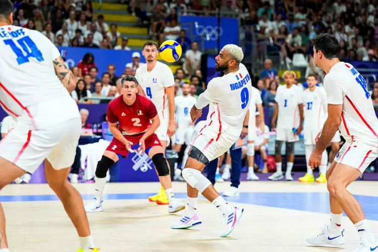 équipe de France de Volley dans ces JO 2024 - Photo by Icon Sport